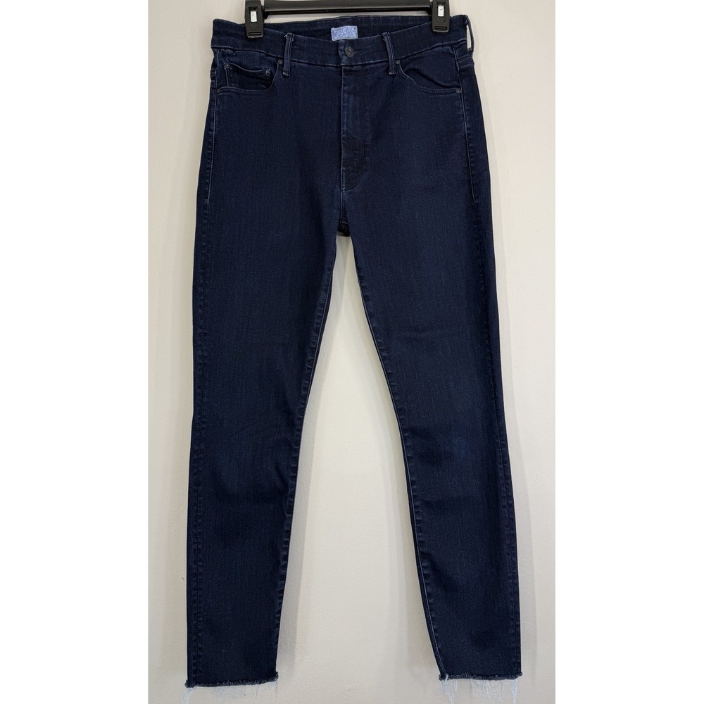 Mother Jeans Sz 30 High Waisted Looker Ankle Fray / Trouble With Patience